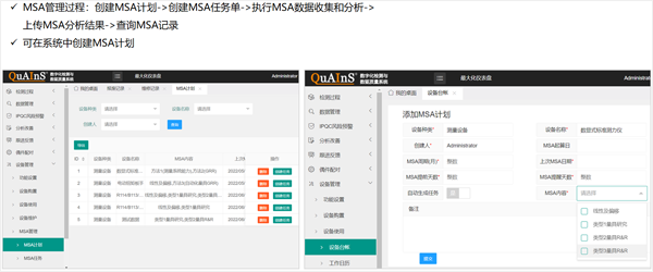 MSA管理